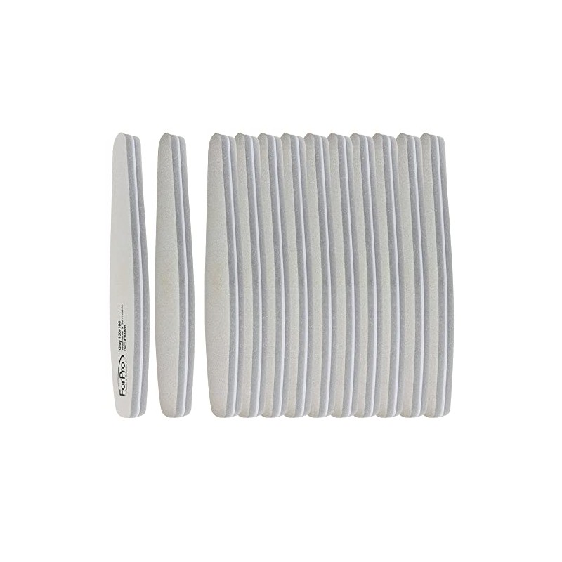 ForPro Professional Expert Sponge Nail Boards - Double-Sided Grit