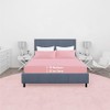 Comfy Nights Super King Fitted Sheet MicroFibre Plain Dyed Easy