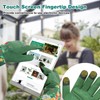 DLY Gardening-Gloves-for-Women, Breathable and Comfortable Long-Leather-Garden-Gloves, Rose/Blackberry Pruning Heavy Duty