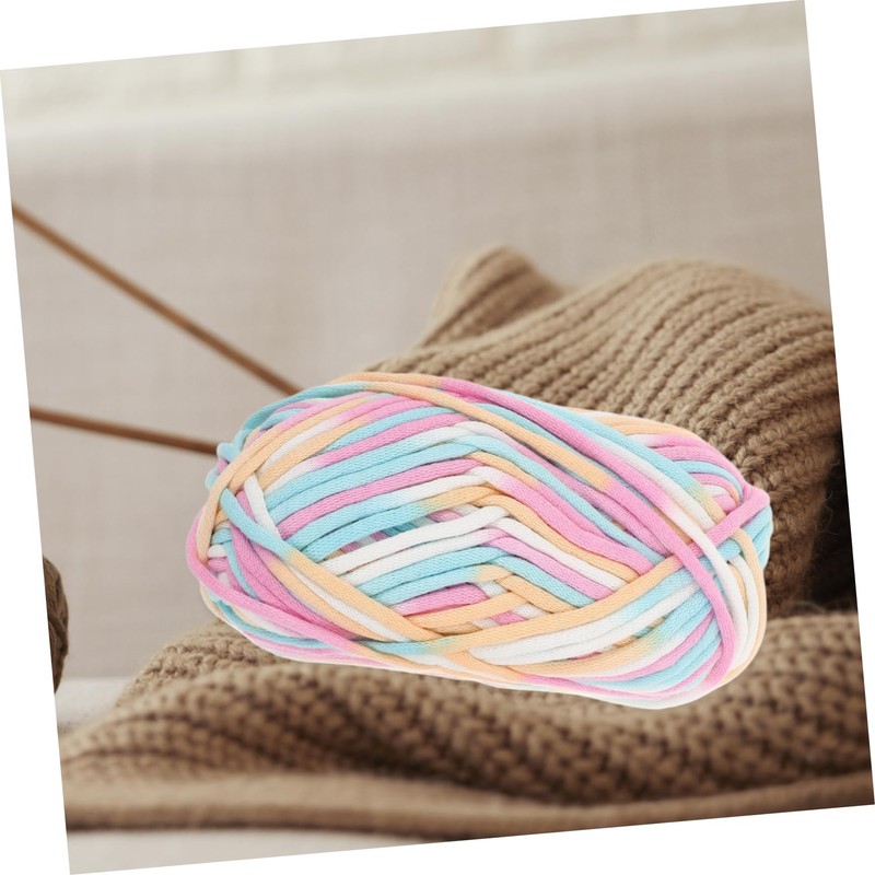 DOITOOL 2pcs Cotton Yarn for Knitting and Crocheting Soft and
