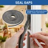 TamBee Door Seal Brush Weather Stripping for Sliding Windows and