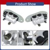 Thomletha Front Rear Brake Calipers with Pads Replacement for Yamaha