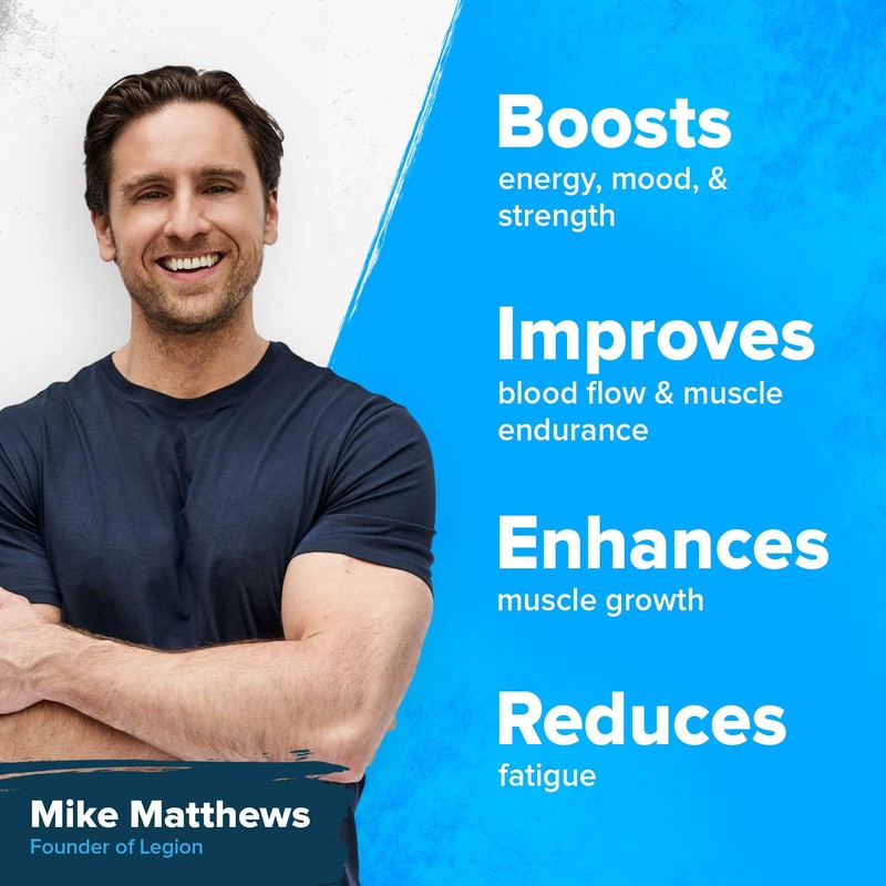 LEGION Pulse Pre Workout - All Natural Nitric Oxide Preworkout