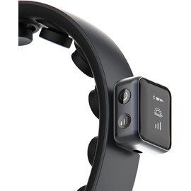 Master Massage H1 Fashion Hairband Head Massager - Slim & Lightweight, 11 Vibrating Heads, 5 Modes, 3 Intensities from Gentle Fingers to Acupressure (Deluxe, Misty Gray)