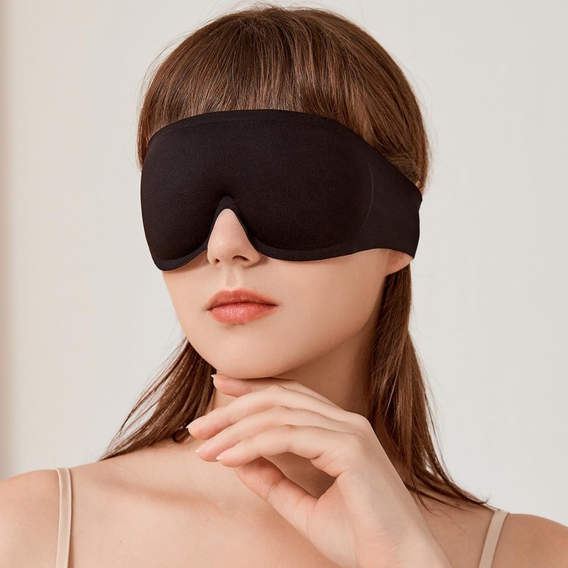 Minimalist Design Eye Sleep Mask, Non-Adjustable and Comfortable Headband Over