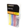Sterling PTIES1 Cable Ties, Clear, Set of 95 Pieces