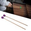 1 Pair Marimba Mallets Medium Hard Yarn Head with Maple