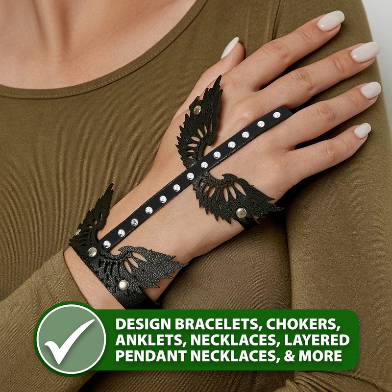 Mandala Crafts Faux Suede Cords Burgundy Leather Cords for Jewelry