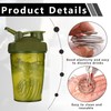 ZFRITP 3 Pcs Shaker Kugel,Shaker Ball,Ball Edelstahl,Kugel Edelstahl,Protein,Flaschenmischer