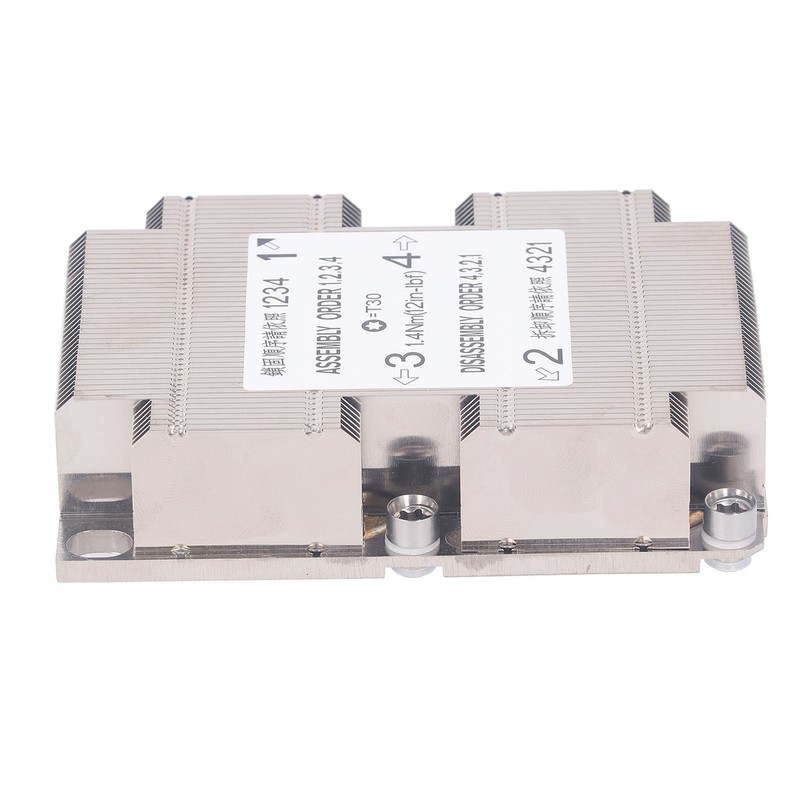 Server Fin Heatsink Aluminum Alloy CPU Cooler Industrial Controller Radiator