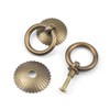 6 Pack Kitchen Cupboard Handles, Door Knobs, Antique Drawer Ring