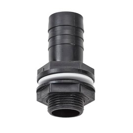 GARANTIA Hose Nozzle 1 Inch with Seal and Lock Nut