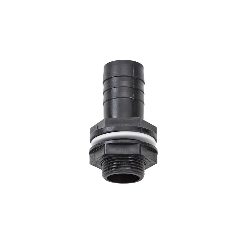 GARANTIA Hose Nozzle 1 Inch with Seal and Lock Nut