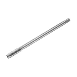 sourcing map Thread Milling Taps, 5/16-18 UNC High Speed Steel (HSS) 3 Straight Flutes Machine Screw Thread Threading Tap, 4.7" Length (Extra Long)