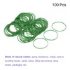 sourcing map 100 Pack Rubber Band Stretchable Rubber Elastic Band