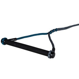 Radar Vapor Custom Waterski Rope, 12 in. Handle 1.0 in. Diam., Grey/Battleship Blue