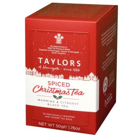 Taylors Spiced Christmas Tea 20 Wrapped and Tagged Teabags - 50g