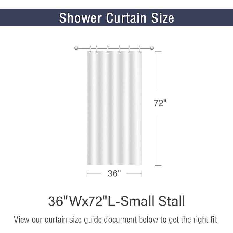 GCIREC Brown Marble Shower Curtain, Tan Brown Mix Grey Ombre