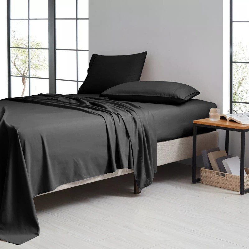Beach Stone Super King Fitted Sheet 100% Cotton 200 TC,