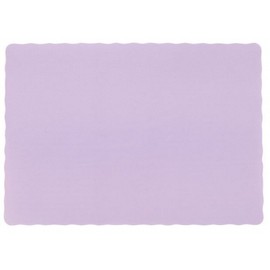 50 Dark Lavender Light Purple Paper Placemats Scalloped Edge 10x14