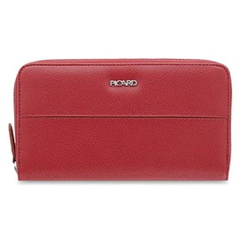 Picard Catch Me Women's Purse Genuine Leather Large with Zip Purse Everyday Going Out, Xred.