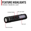 Coast KL35R 600 Lumen Rechargeable LED Pocket Flashlight with RED