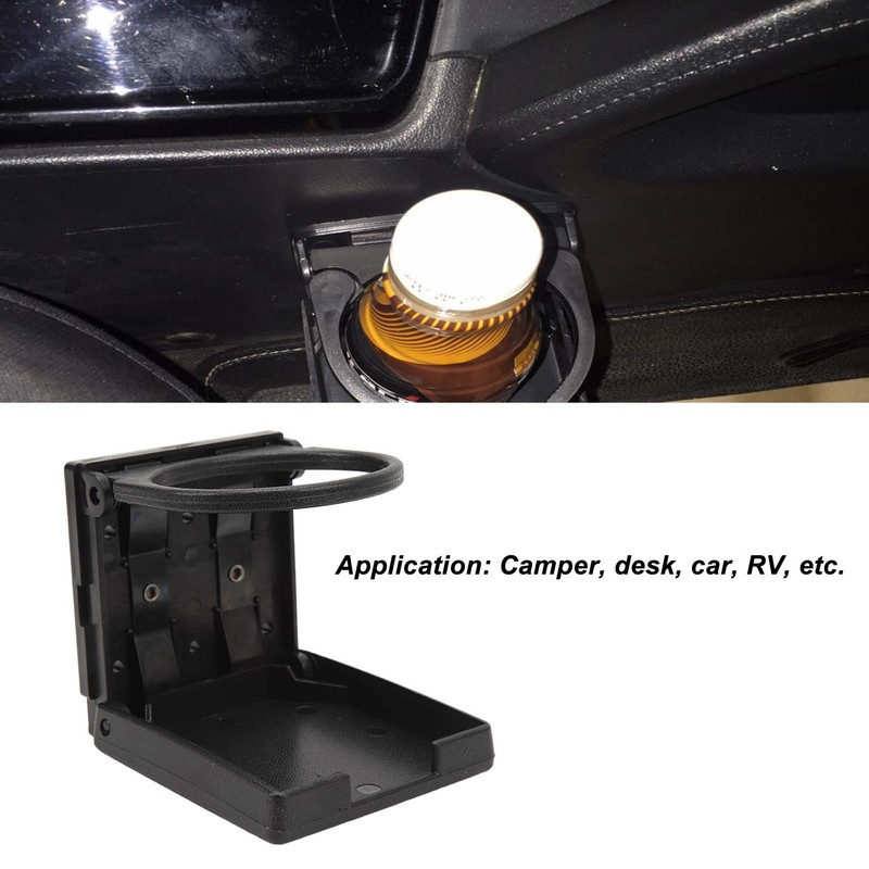 2 Pcs Folding Cup Holder 73mm Compact Space Saving Foldable