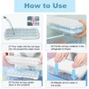 Ice Cube Tray with Lid, Food-Grade Ice Cube Moulds, Release