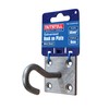 Faithfull FAICHGHOOK 8 mm (Dia) Galvanised Steel Hook On Pre-Drilled