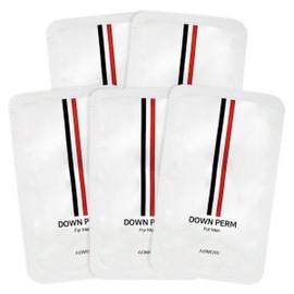 (Trial Pack) Aomori Down Perm 10ml (5 sheets) + Protein Treatment 4ml (2 sheets) Pouch Self-Down Perm Side Hair Pressing / (체험팩) 아오모리 다운펌 10ml(5장) + 단백질트리트먼트 4ml(2장) 파우치 셀프다운펌 옆머리 누르기