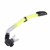 Durable Full Dry Swimming Diving Snorkel with Silicone Mouthpiece (yellow)