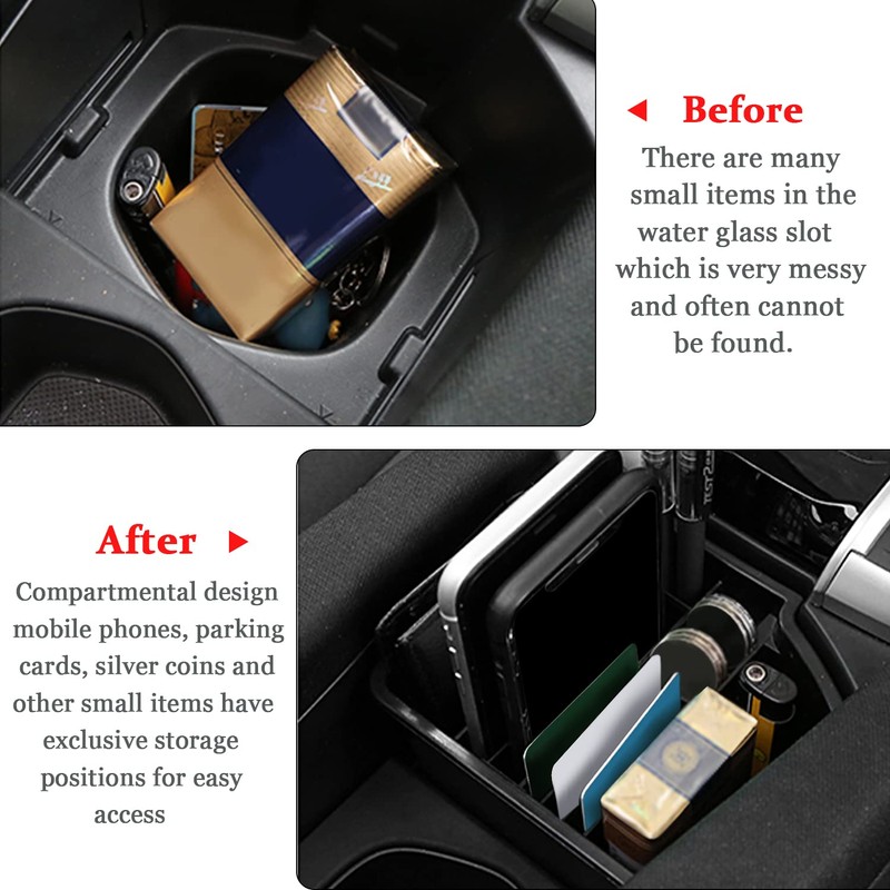 BoxCheer Central Console Storage Box for 10th Gen Honda Civic