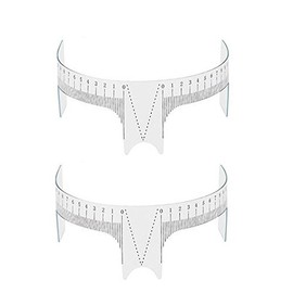 2 Updated Support to Nose Positioning Care Eyebrow Template Shaper Ruler Measure Tool Make-up Reusable