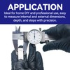 HFS(R) 0-6" Stainless Steel 4 Way Imperial Dial Caliper .001"
