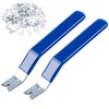 Nkiy Quen 2 Pack Glazier Point Driver Tool,Glazing Point Driver
