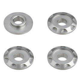 ディーアールシー(DRC) アルミスペーサー Type11 アルミ チタンカラー M6/外径18mm 4pcs ダートフリーク DIRTFREAK F7865(旧品番:D58-57-341)
