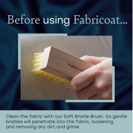 Fabricoat Soft Bristle Brush – Cleaning Brush – Hand Brush – Deep Cleans and Easily Lifts Dirt from Fabric and Upholstery