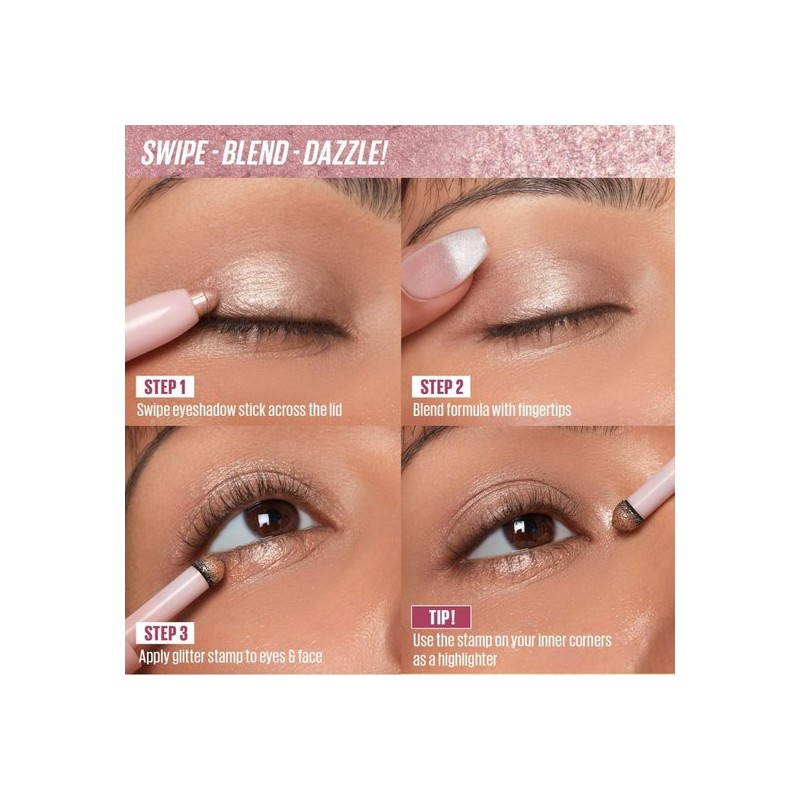 Kaja Wink Dazzle Dual-Ended Eyeshadow Stick Stick 0.017 oz Ice