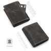 ekavale Men's Leather Wallet with RFID Protection - Practical Portrait