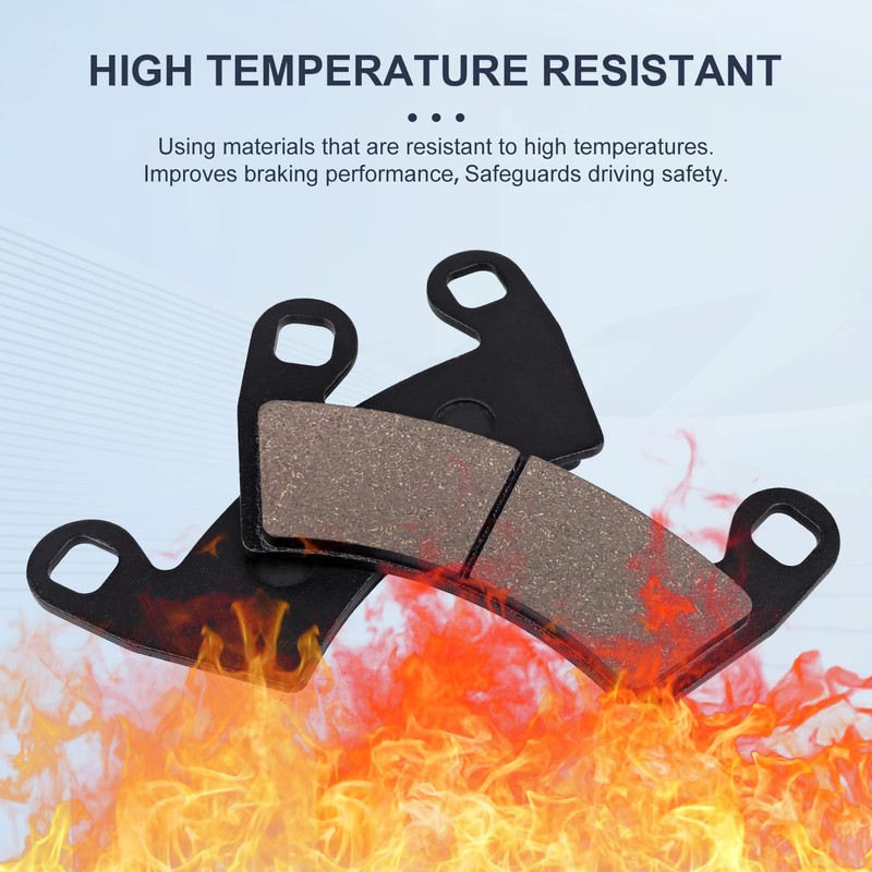 OCEAIR Front&Rear Brake Pads for Polaris Ranger XP 1000 2018-2023