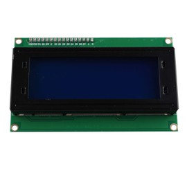 HALJIA IIC/I2C/TWI Serial 2004 20x4 Character LCD Module Display LCD 2004 Module Shield Blue Blacklight Compatible with Arduino UNO Mega R3