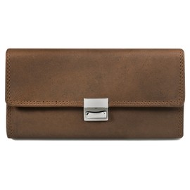 Hamosons XL Professional Waiter's Wallet Nappa Leather for Men and Women, Brown or Black, 1016, brown