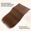 Benehair 16 Inches Straight Hair Extensions Invisible Wire Hair Extensions