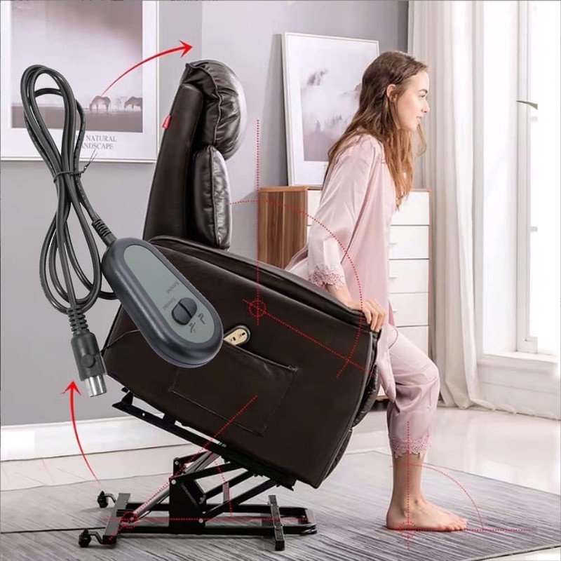 AYNEFY Armchair Switch, Electric Recliner Sofa, 5-Pin Remote Control, Hand