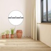 SNOKAY 100pcs 10mm Round Cable Clips - White Holder for