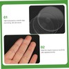 GRIRIW 9pcs Tempered Glass Watch Protector Break Cover Film for