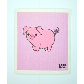 Bare & Co. Reusable Cellulose Cloth - Pig