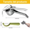 Exprimidor Manual de Frutas, Exprimidor Manual de Acero Inoxidable, Exprimidor