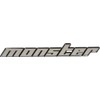 MONSTER SPORT Plated Emblem Pin-less Large 150×20mm ZZZE47