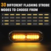 WINECO Amber 8PCS LED Strobe Lights Kit 12V 24V Sync